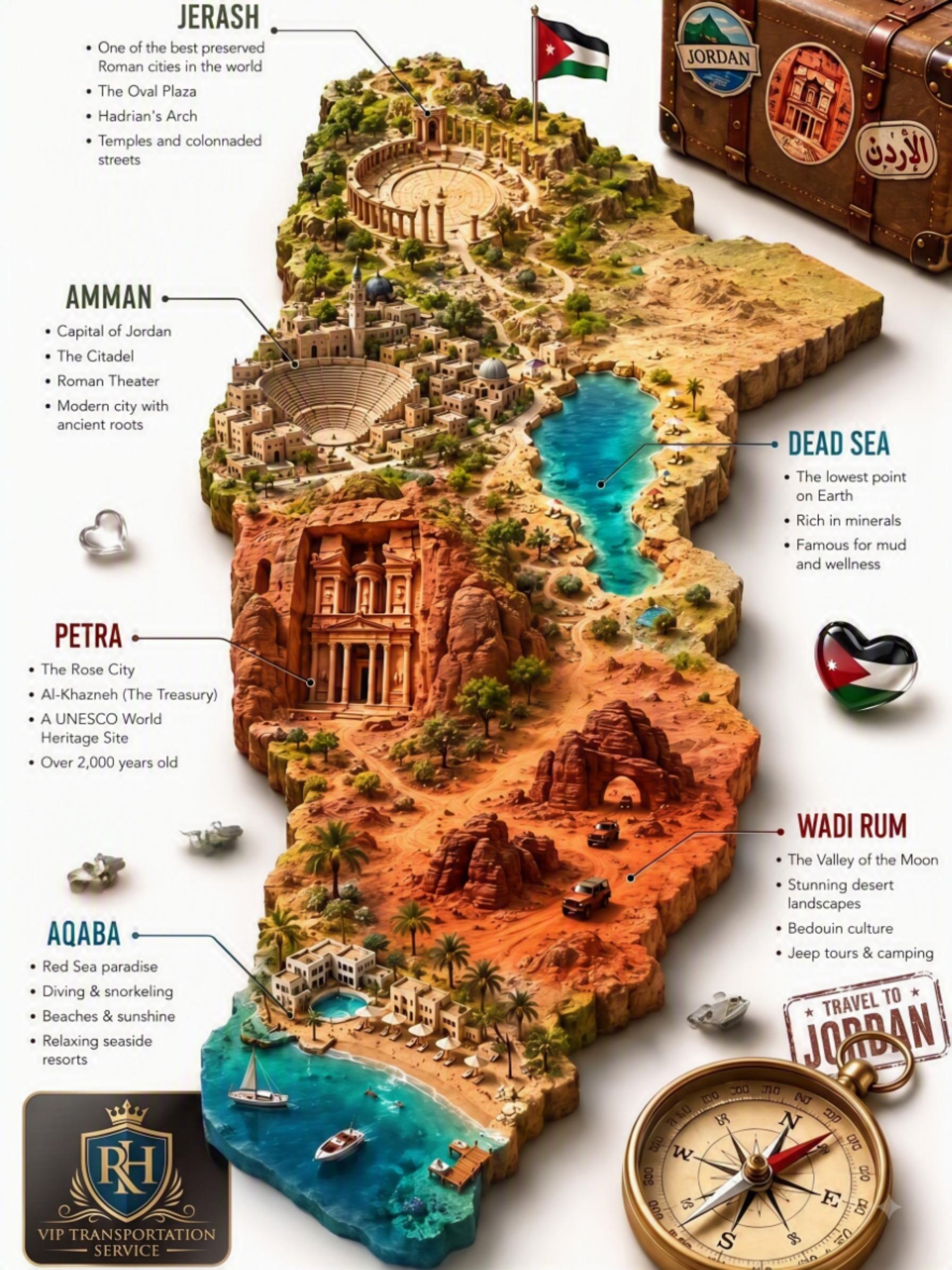 Jordan Your Way: Private VIP Chauffeur & Custom Day Trips